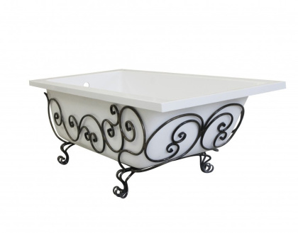 Кованая подставка для ванны "Дельта 150" (патина)