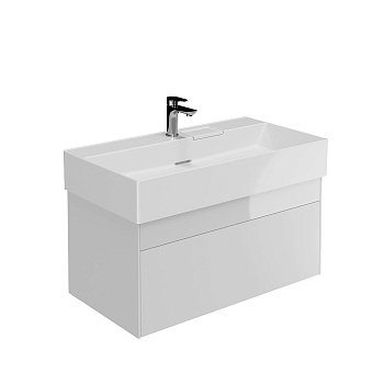 Тумба LOGICA подвесная 2 ящика 90 см, белоснежный LO.90.2\WHT