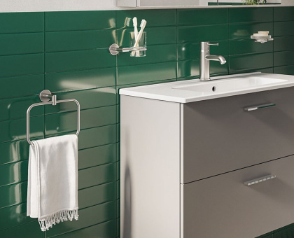 Держатель полотенец Minimax, глянцевый хром