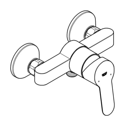 Смеситель для душа Grohe BauEdge 23333000 хром