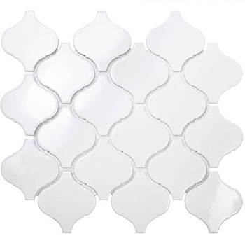 Керамическая мозаика, Latern White Glossy, Shapes Керамическая мозаика, Latern White Glossy, Shapes