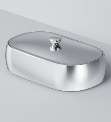 Шкатулка для украшений Sensation большая, 19х7х12 см, хром, A3022000