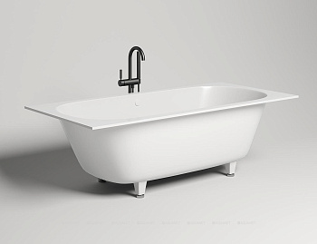 Ванна из литьевого мрамора Salini Ornella Axis 190х90 103412M матовая Ванна из литьевого мрамора Salini Ornella Axis 190х90 103412M матовая