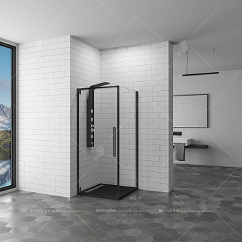 Душевой уголок RGW SV-35B (SV-02B + Z-050-3B) 06323588-014 80*80