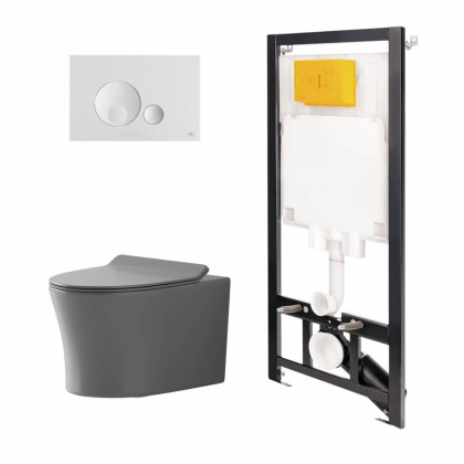 Сет: Инстал.OLI 80 ECO +панель Globe бел., OLI+Унитаз Point Вега, сер мат Сет: Инстал.OLI 80 ECO +панель Globe бел., OLI+Унитаз Point Вега, сер мат