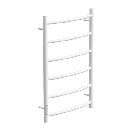 Полотенцесушитель электрический Point Афина PN04758W П6 500x800 диммер слева, белый Полотенцесушитель электрический Point Афина PN04758W П6 500x800 диммер слева, белый