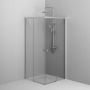 W94G-403-9090-МТ Душевое ограждение X-Joy Square Slide 90х90, мат Хром, прозрачное W94G-403-9090-МТ Душевое ограждение X-Joy Square Slide 90х90, мат Хром, прозрачное