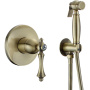 Гигиенический душ со смесителем Rose R0105Q, бронза