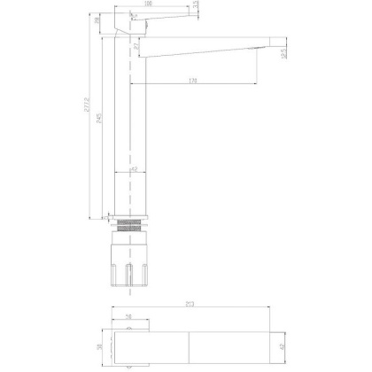 Смеситель для умывальника OMNIRES FRESH FR7112CR (хром) Смеситель для умывальника OMNIRES FRESH FR7112CR (хром)