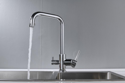 Смеситель для кухни латунь, хром S228