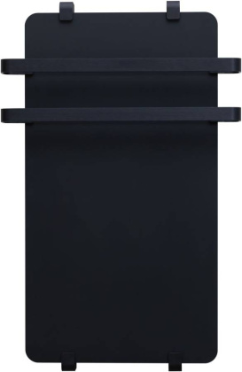 Полотенцесушитель электрический Allen Brau Infinity 120x44 с рейлингом 2.0 и креплением, черный матовый