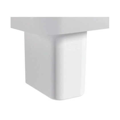 Полупьедестал для раковины Allen Brau Infinity 4.21009.20 белый глянец