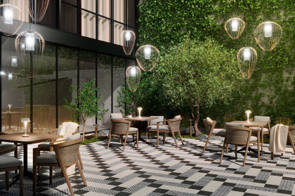 Керамогранит SG1598N Фреджио черный матовый 20*20*8 (23шт\0.92м2), м2