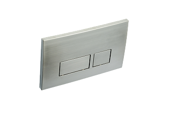 Кнопка для инсталляции, пластик Nikel Brush