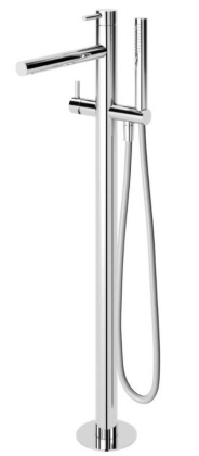 CZR-B-VDP-01 Напольный смеситель для ванны и душа, однорычажный с ручным душем Исполнение: Хром  CZR-B-VDP-01 Напольный смеситель для ванны и душа, однорычажный с ручным душем Исполнение: Хром
