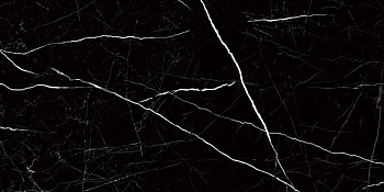 Керамогранит Laparet Nero Marquina черный глянцевый 60х120 (2шт_1,44м)
