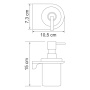 Kammel K-8399WHITE Дозатор для жидкого мыла Kammel K-8399WHITE Дозатор для жидкого мыла