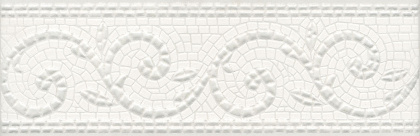 Бордюр HGD\A127\12103R Борсари орнамент обрезной 25*8*9 (1уп/28шт), шт