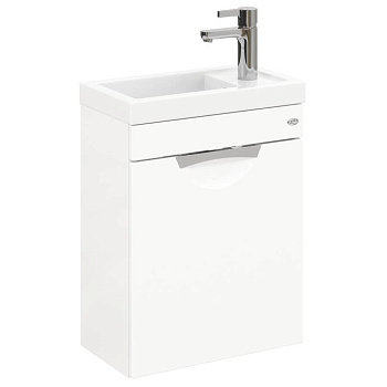 Тумба Onika Комо 45 подвесная, белая (ум. Фостер 45)