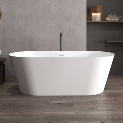 Ванна из искусственного камня ABBER Stein AS9626 белая матовая