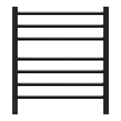 Полотенцесушитель электрический Point Веста PN70756B П7 500x600, диммер слева, черный Полотенцесушитель электрический Point Веста PN70756B П7 500x600, диммер слева, черный