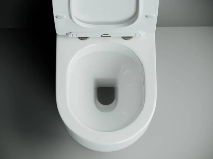 Напольная пристенная чаша унитаза METROPOL Rimless Напольная пристенная чаша унитаза METROPOL Rimless