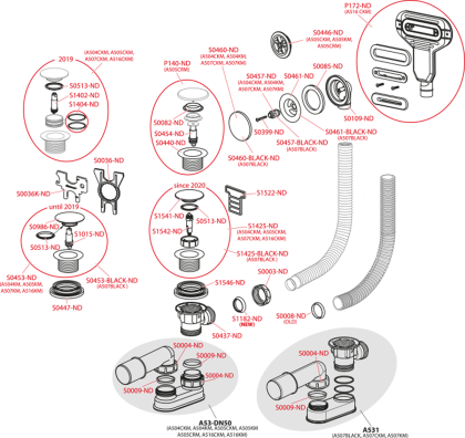 Слив для ванны, EKO