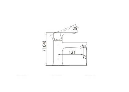 RENO Смеситель на раковину REN-LVM-CRM RENO Смеситель на раковину REN-LVM-CRM