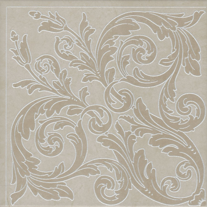 Декор HGD\A500\SG1687 Монсанту бежевый светлый (40,2см*40,2см*8мм) (4шт/0,646м2) орнамент, шт