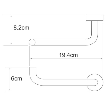 Donau K-9496 Держатель туалетной бумаги