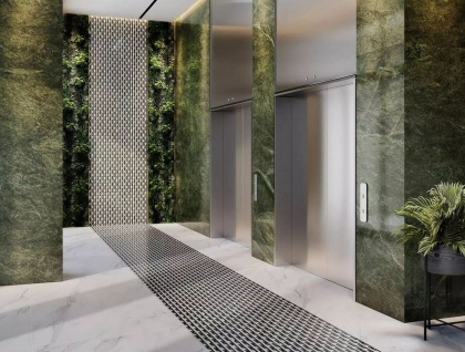 Керамический гранит SG50000222R Риальто Нобиле зеленый темный лаппатированный (60см*119,5см*9мм) (3ш, м2