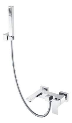 Смеситель для ванны с душем Qubic Chrome Смеситель для ванны с душем Qubic Chrome