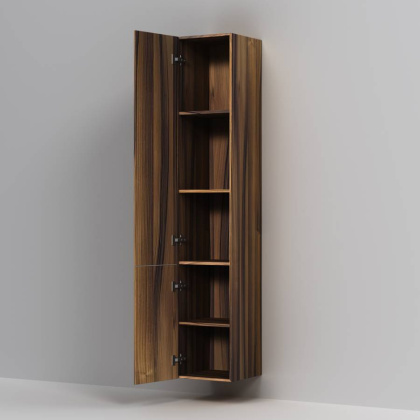 Шкаф-пенал, подвесной, левый, 30 см, двери, push-to-open, орех M90CHL0306HF