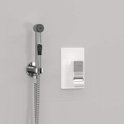 A010656WHITE Встраиваемый комплект для биде со шлангом 100 см Wasserkraft A010656WHITE Встраиваемый комплект для биде со шлангом 100 см Wasserkraft