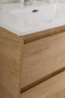 Тумба с раковиной подвесная BelBagno KRAFT 39 50 Cemento Grigio, раковина белая Тумба с раковиной подвесная BelBagno KRAFT 39 50 Cemento Grigio, раковина белая