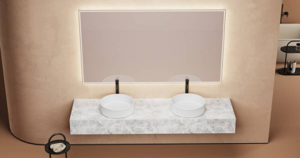 Раковина накладная ABBER Bequem AC2114 белая Раковина накладная ABBER Bequem AC2114 белая