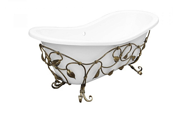 Кованая подставка для ванны "Бостон" В (патина)
