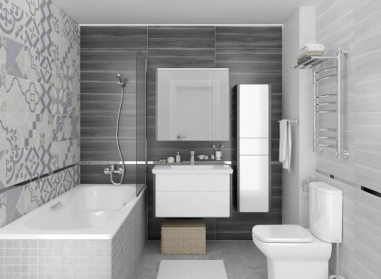 Cement Strength Grey Керамогранит серый 80х80 Матовый