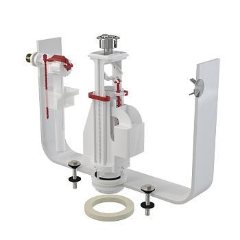 Выпускной комплект с двойной кнопкой, впускной механизм 