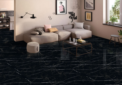 Керамогранит NERO MARQUINA 2700х1200х6мм (MATT)