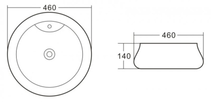Раковина накладная BELBAGNO BB1398 Раковина накладная BELBAGNO BB1398