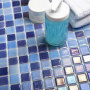 Стеклянная мозаика, MIX DEEP BLUE 552/555, Shell