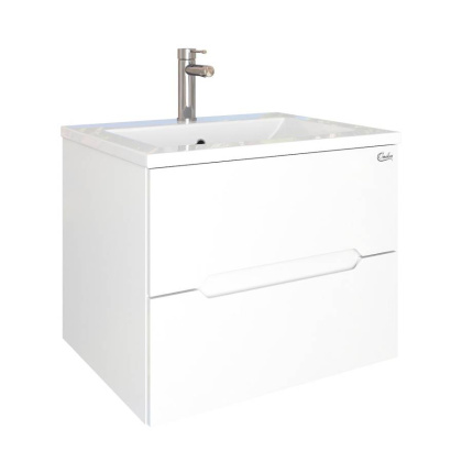 Тумба Onika Айленд 60 подвесная, белая (ум. Элина 60)