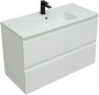 Тумба под раковину Allen Brau Eclipse 100 1.E1003.WM белый матовый