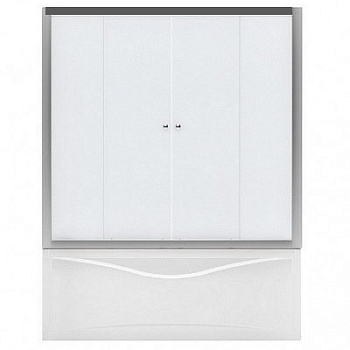 Шторка для ванны Aquanet AQ5 160, узорчатое стекло