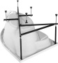 Каркас сварной для акриловой ванны Aquanet Sarezo 160x100 L/R