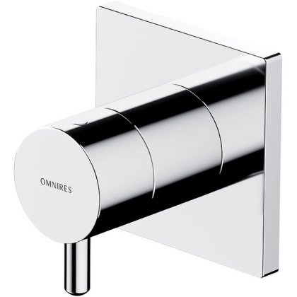 Переключатель скрытого монтажа OMNIRES Y на 3 выхода Y1263_KCR (хром)