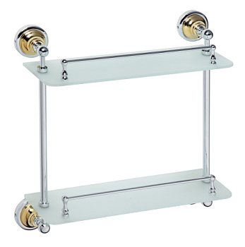 Полочка Bemeta Retro Gold and Сhrom 144202128 Золото хром