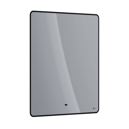 Зеркало Lemark MIOBLACK 70х80см с интерьерной подсветкой, с подогревом