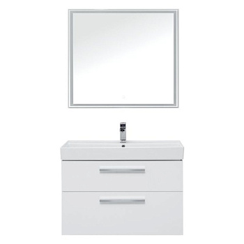 Мебель для ванной Aquanet Nova 90 белый (2 ящика)